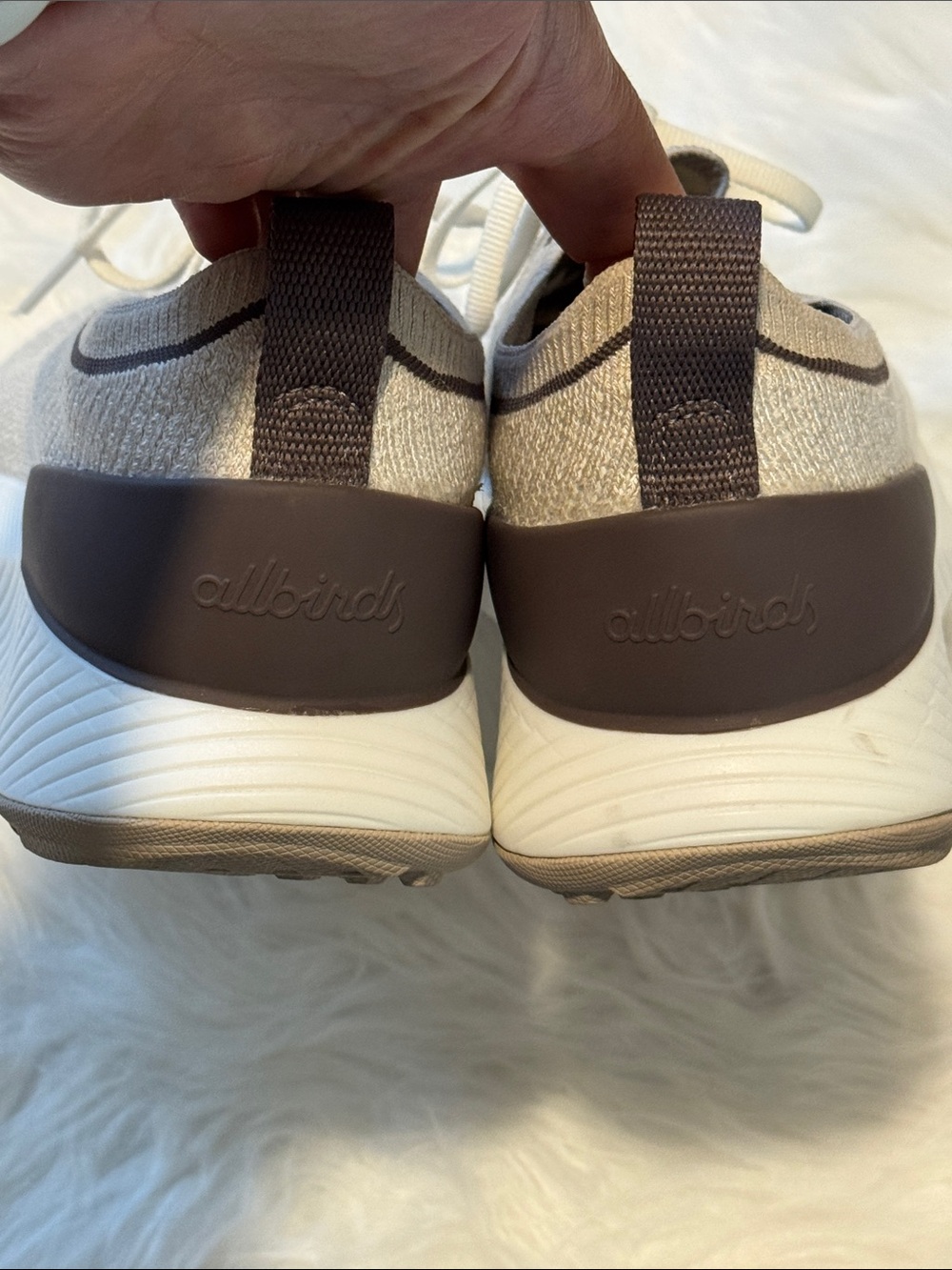allbirds Women’s Tree Glider Sneakers Beige/Brown size 10 - Picture 6 of 9